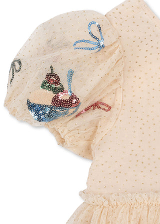 Gelato Sequined Yvonne Puff Dress
