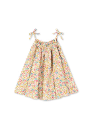 Tiny Floral Print Vivian Strap Dress
