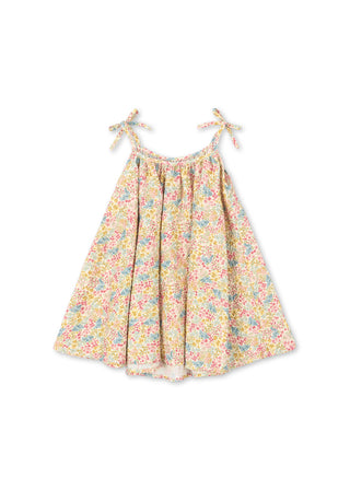 Tiny Floral Print Vivian Strap Dress
