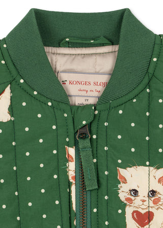 Kitty Dot Miao Verde Juno Bomber Jacket
