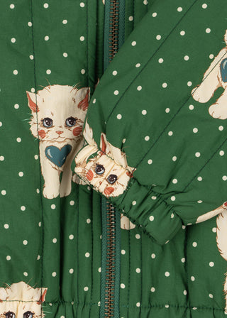 Kitty Dot Miao Verde Juno Bomber Jacket
