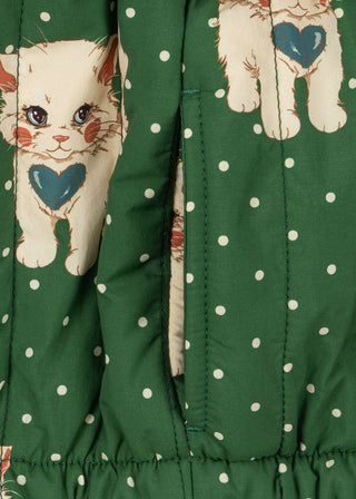 Kitty Dot Miao Verde Juno Bomber Jacket
