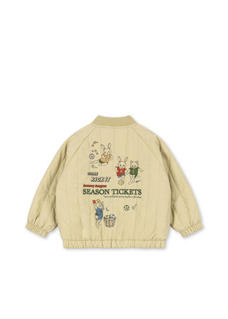 Pale Olive Green Embroidered Juno Bomber Jacket

