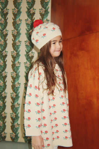 Rose Knit Belou Beret
