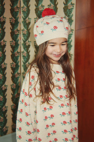 Rose Knit Belou Beret
