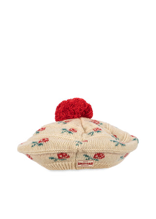 Rose Knit Belou Beret
