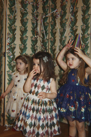Yvonne Harlequin Sequin Dress
