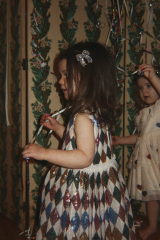 Yvonne Harlequin Sequin Dress
