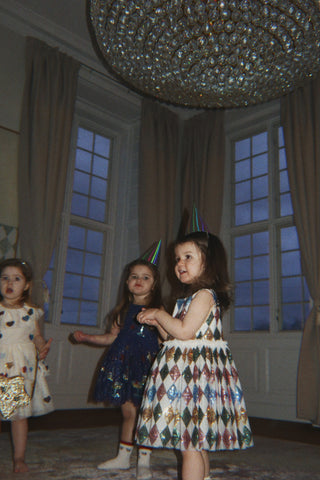 Yvonne Harlequin Sequin Dress
