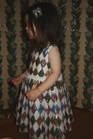 Yvonne Harlequin Sequin Dress
