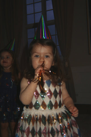 Yvonne Harlequin Sequin Dress
