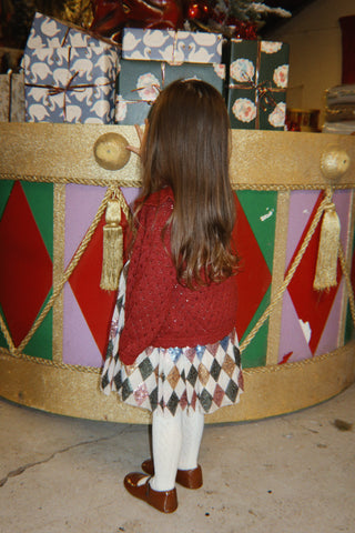 Yvonne Harlequin Sequin Dress
