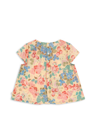 Bloomie Grape Pacey Shirt and Short Set
