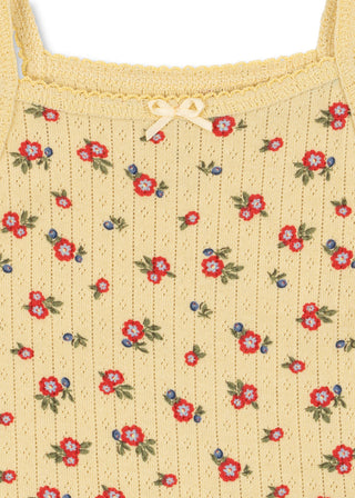 Carmona Pointelle Mini Flower Baby Set
