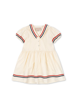 Allie Sailor Dress in Eggnog
