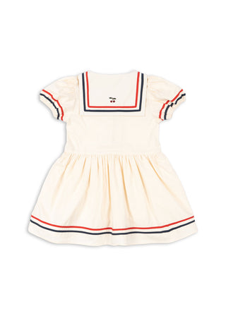 Allie Sailor Dress in Eggnog
