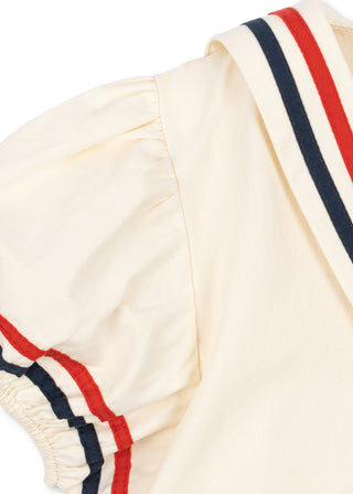 Allie Sailor Dress in Eggnog
